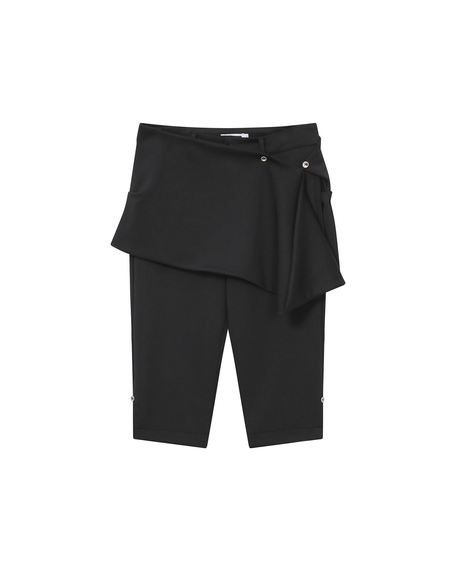 スカート misekiseoul Capri wrap skirt pants SET 미세키서울(MISEKI SEOUL) Capri wrap skirt pants SET BLACK - 사이즈