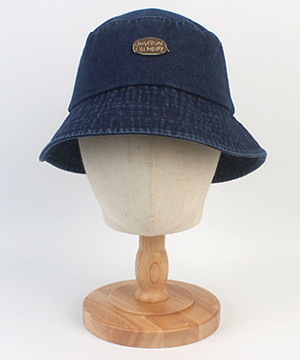 유니버셜 케미스트리(UNIVERSAL CHEMISTRY) Bubble Dark Denim Bucket Hat 데님버킷햇
