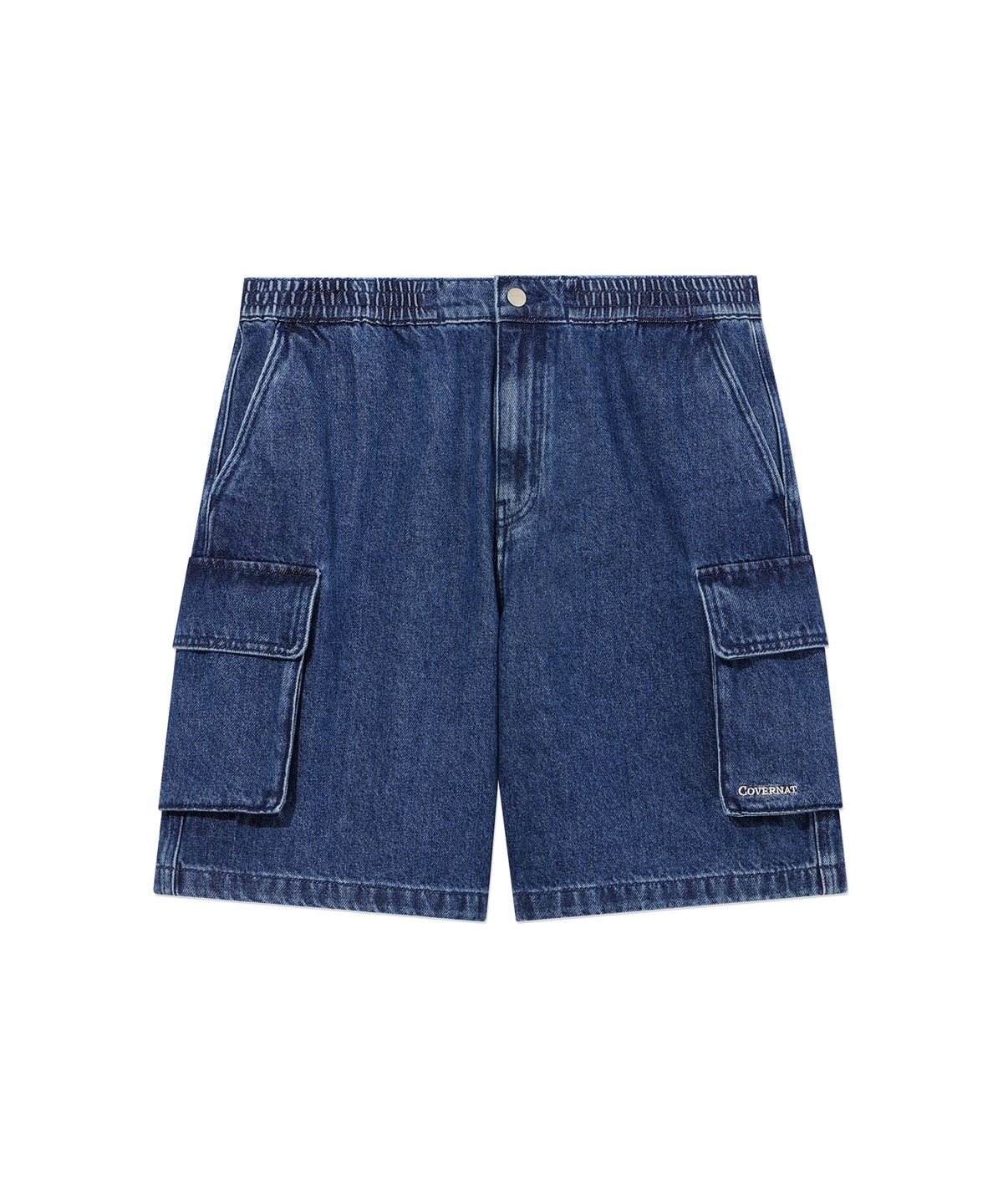 커버낫(COVERNAT) 데님 카고 쇼츠 Blue