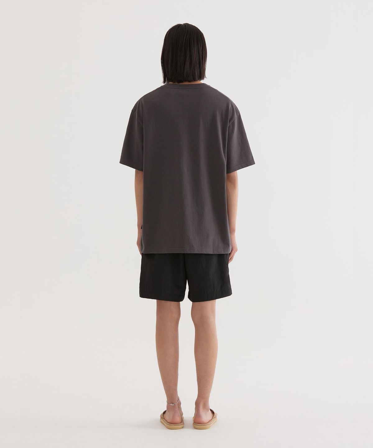 커버낫(COVERNAT) 레귤러 이지 나일론 쇼츠 Black