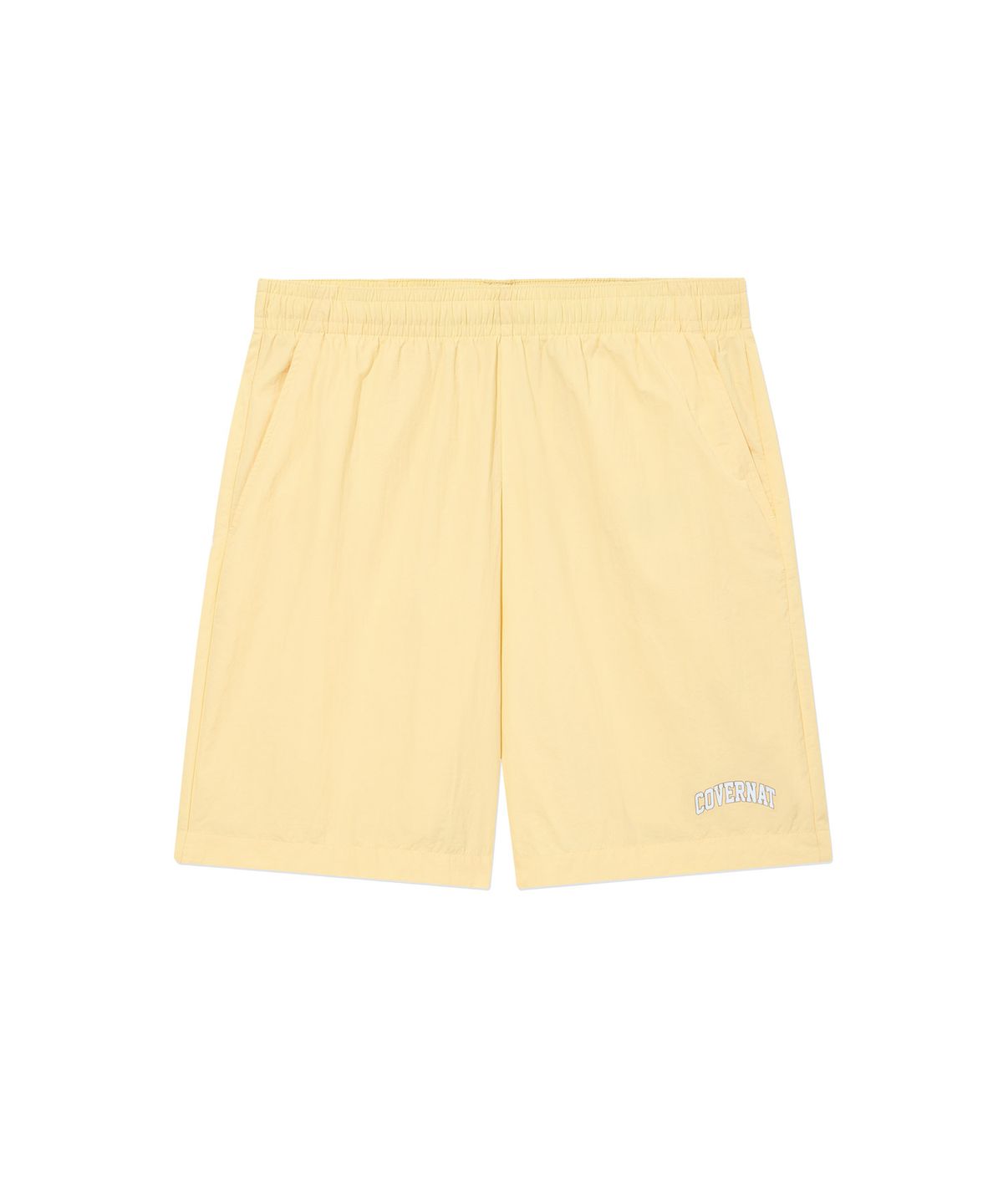 커버낫(COVERNAT) 레귤러 이지 나일론 쇼츠 Yellow