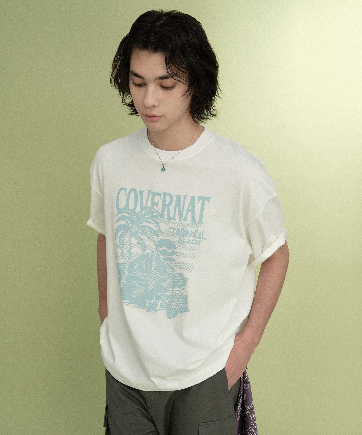 Tシャツ・カットソー COVERNAT Cool Cotton 2PACK T-Shirt White COVERNAT】COOL COTTON 2-PACK T-SHIRT | もごつ