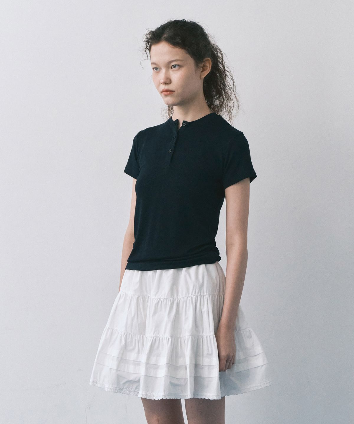 마이스(MAIS) HENRY SHORT SLEEVE TEE / DARK NAVY