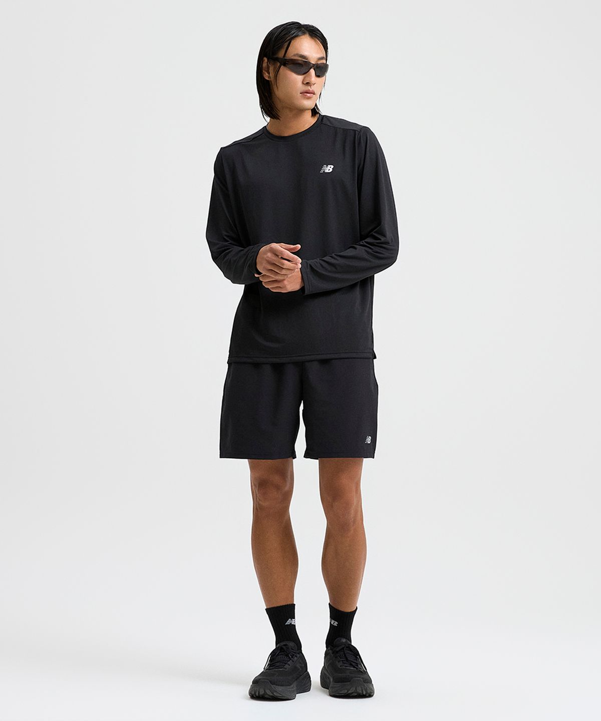 뉴발란스(NEW BALANCE) NBNVG26301 / MEN 스포츠에센셜 쇼츠 (BLACK)