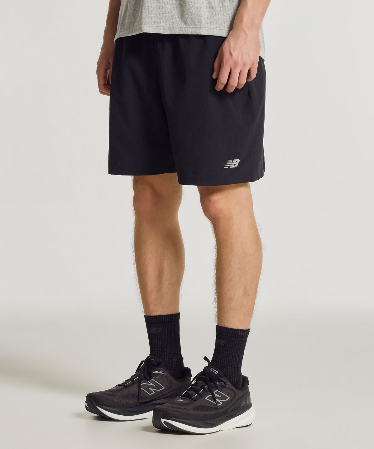 뉴발란스(NEW BALANCE) NBNVG36101 / MEN 스포츠에센셜 쇼츠 7인치 (BLACK)