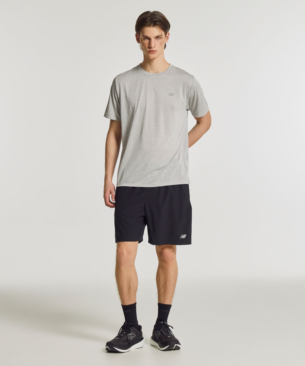 뉴발란스(NEW BALANCE) NBNVG36101 / MEN 스포츠에센셜 쇼츠 7인치 (BLACK)