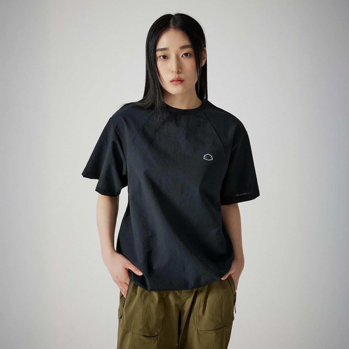 제로그램(ZEROGRAM) 루비콘 우븐 반팔 하이킹 티셔츠