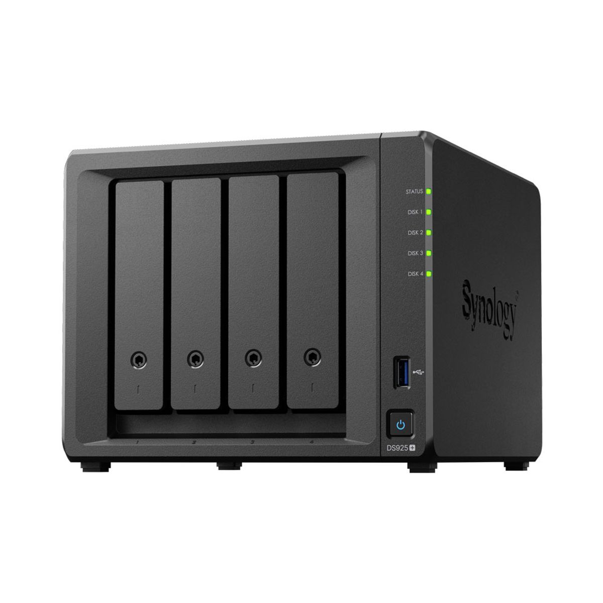 시놀로지(SYNOLOGY) 나스 DS925+ (4베이) 기업용 NAS구축 서버 케이스 (하드미포함)