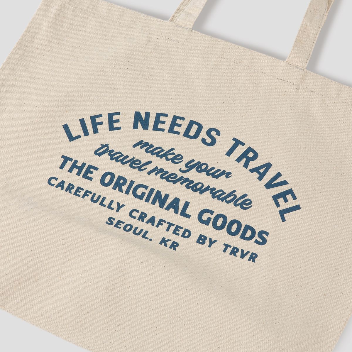 티알브이알(TRVR) Casual Tote LNT Lettering