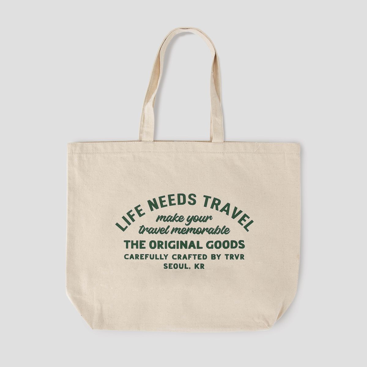티알브이알(TRVR) Casual Tote LNT Lettering