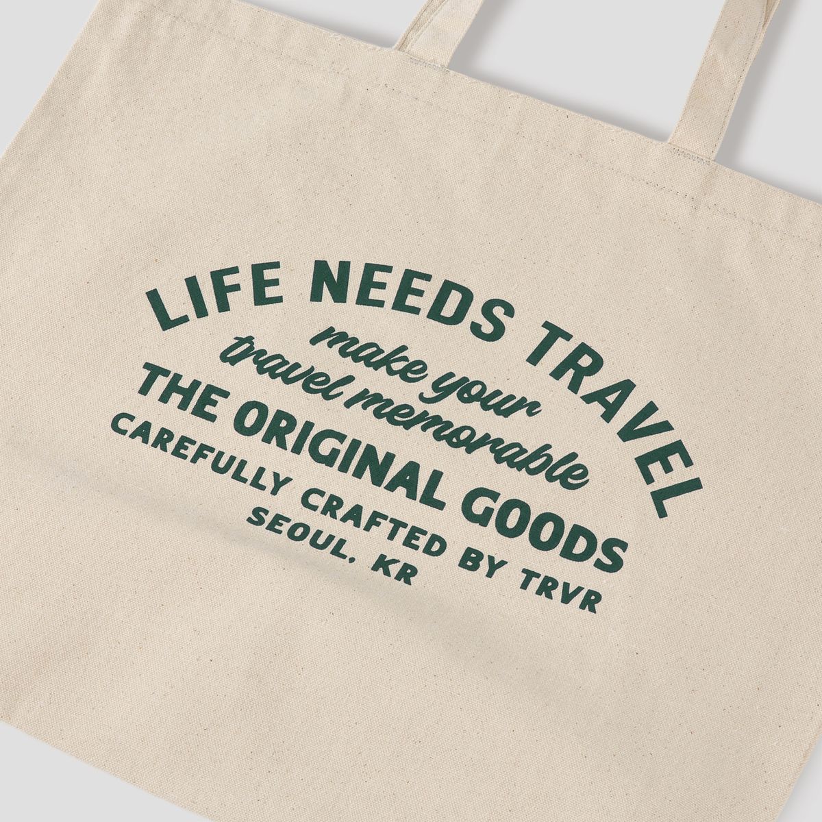 티알브이알(TRVR) Casual Tote LNT Lettering