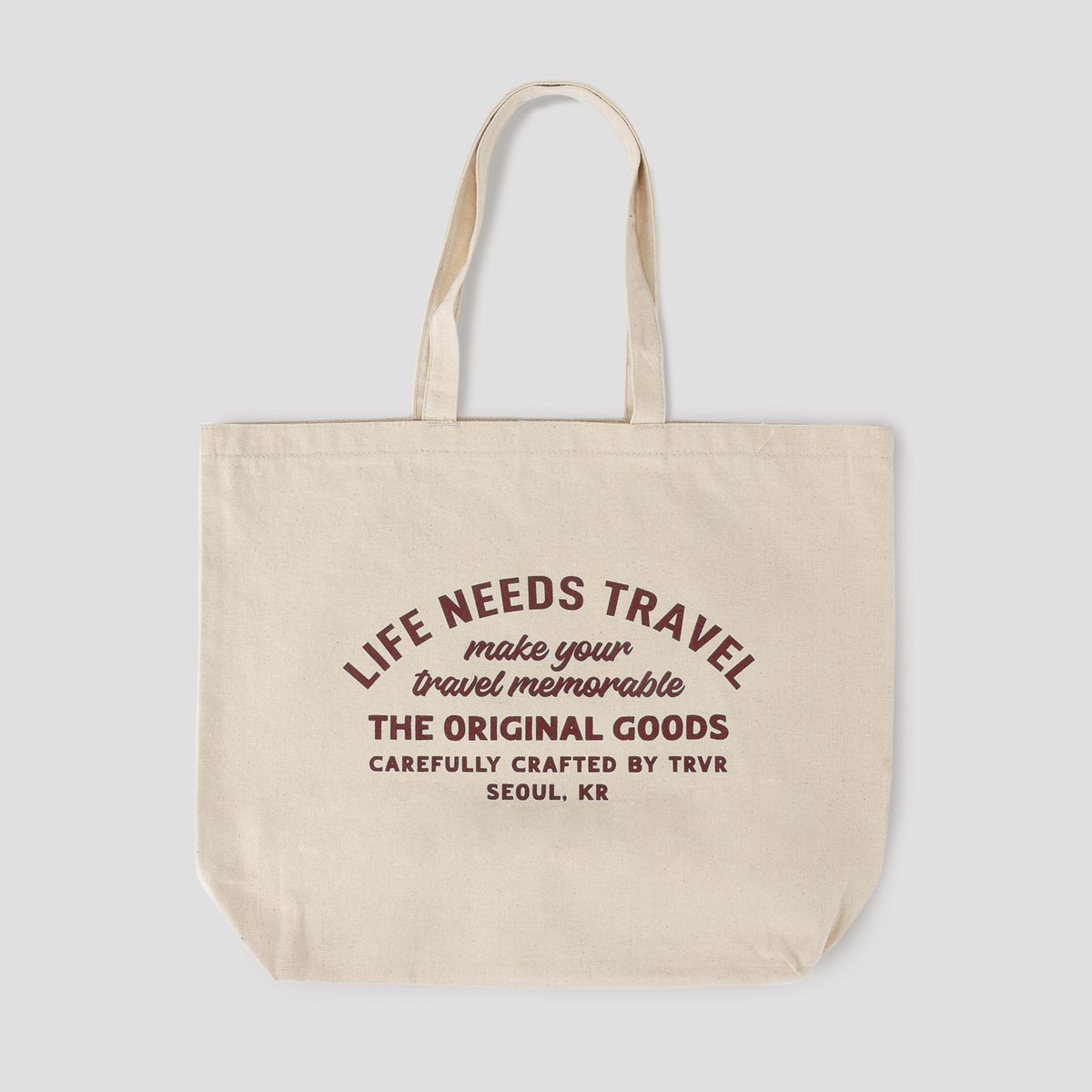 티알브이알(TRVR) Casual Tote LNT Lettering