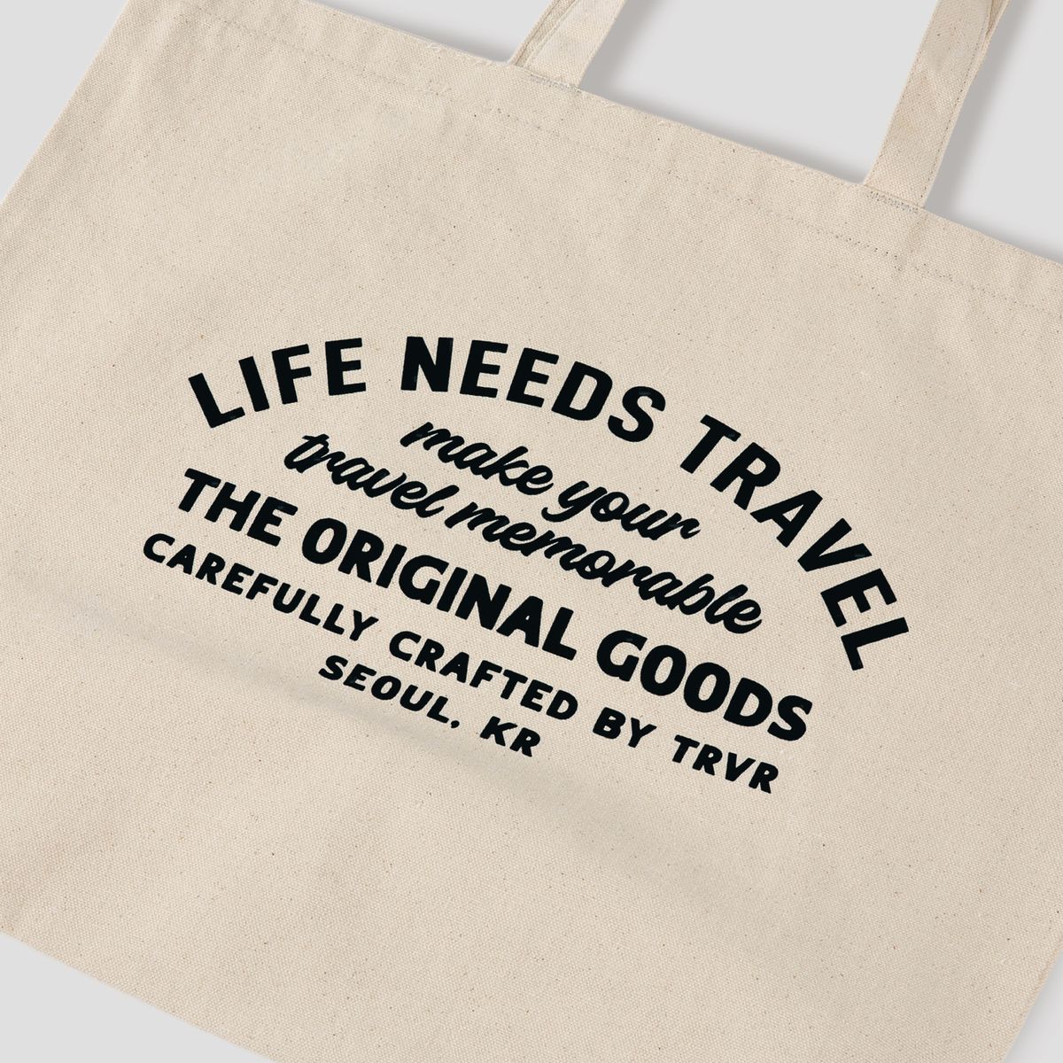 티알브이알(TRVR) Casual Tote LNT Lettering