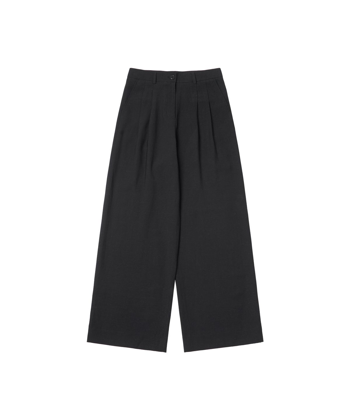 반원 아틀리에(VANONE ATELIER) P3243 릴렉스드 리넨 팬츠_Black