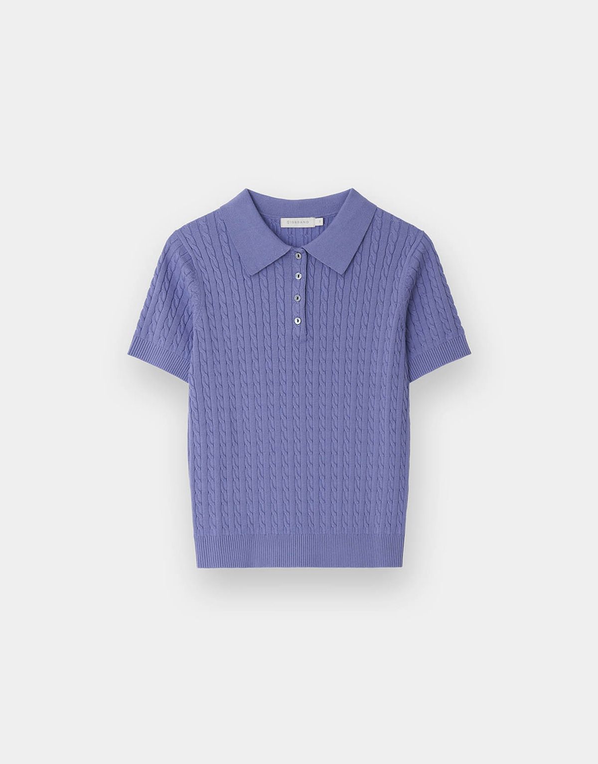 지오다노(GIORDANO) 케이블 폴로 반팔 니트 355530 [6color]