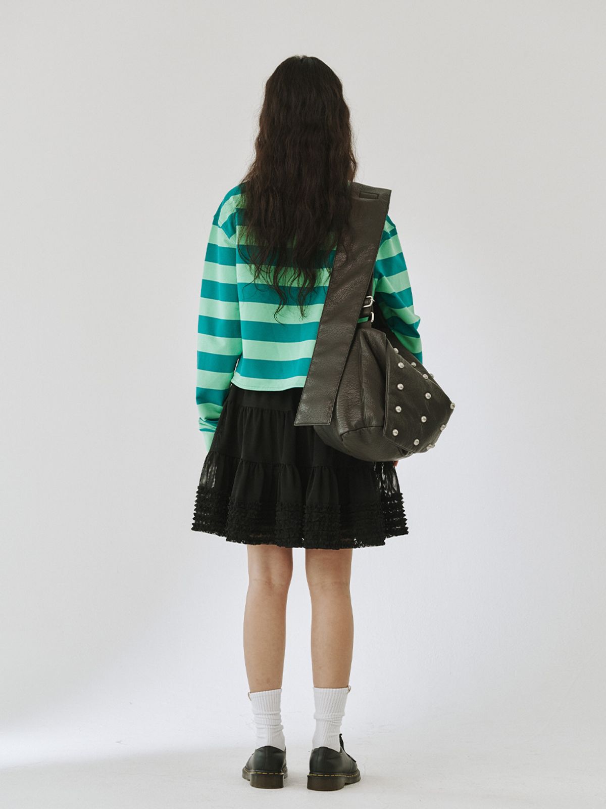 플리즈프로젝트(PLZPROJECT) MESH SKIRT, BLACK