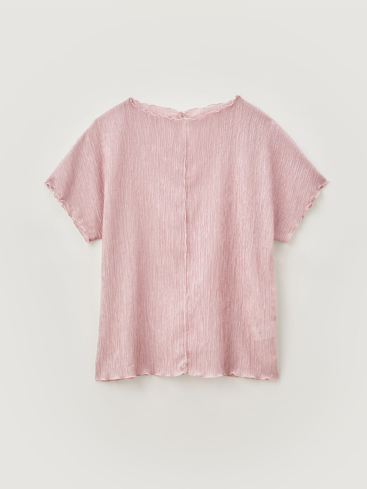 비뮤즈맨션(BEMUSE MANSION) Waving wrinkle top - Lavender