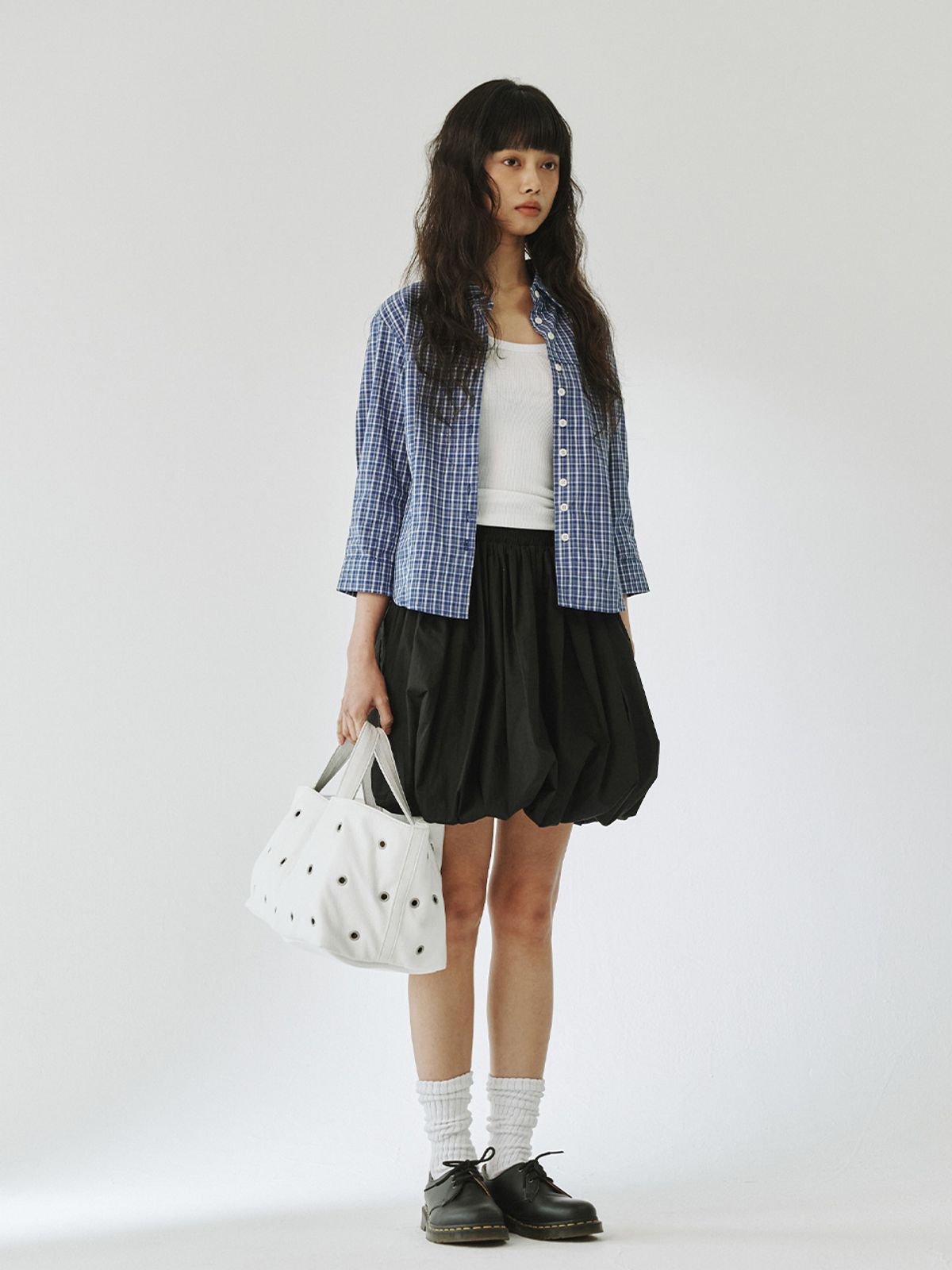 플리즈프로젝트(PLZPROJECT) BALLOON SKIRT, BLACK