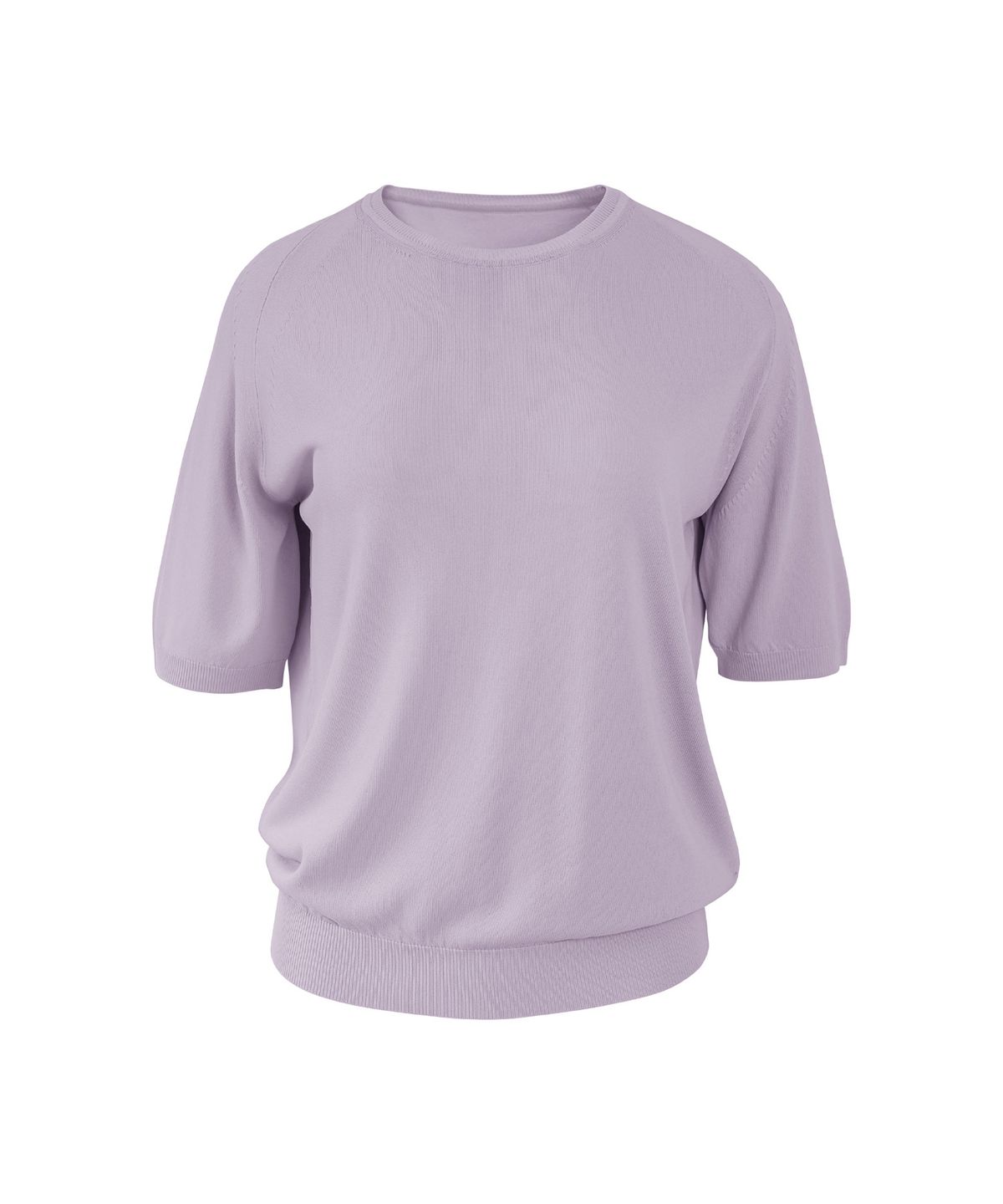 바스카라(VASCARA) Essential Round Neck Half Sleeve Knitwear (7colors)