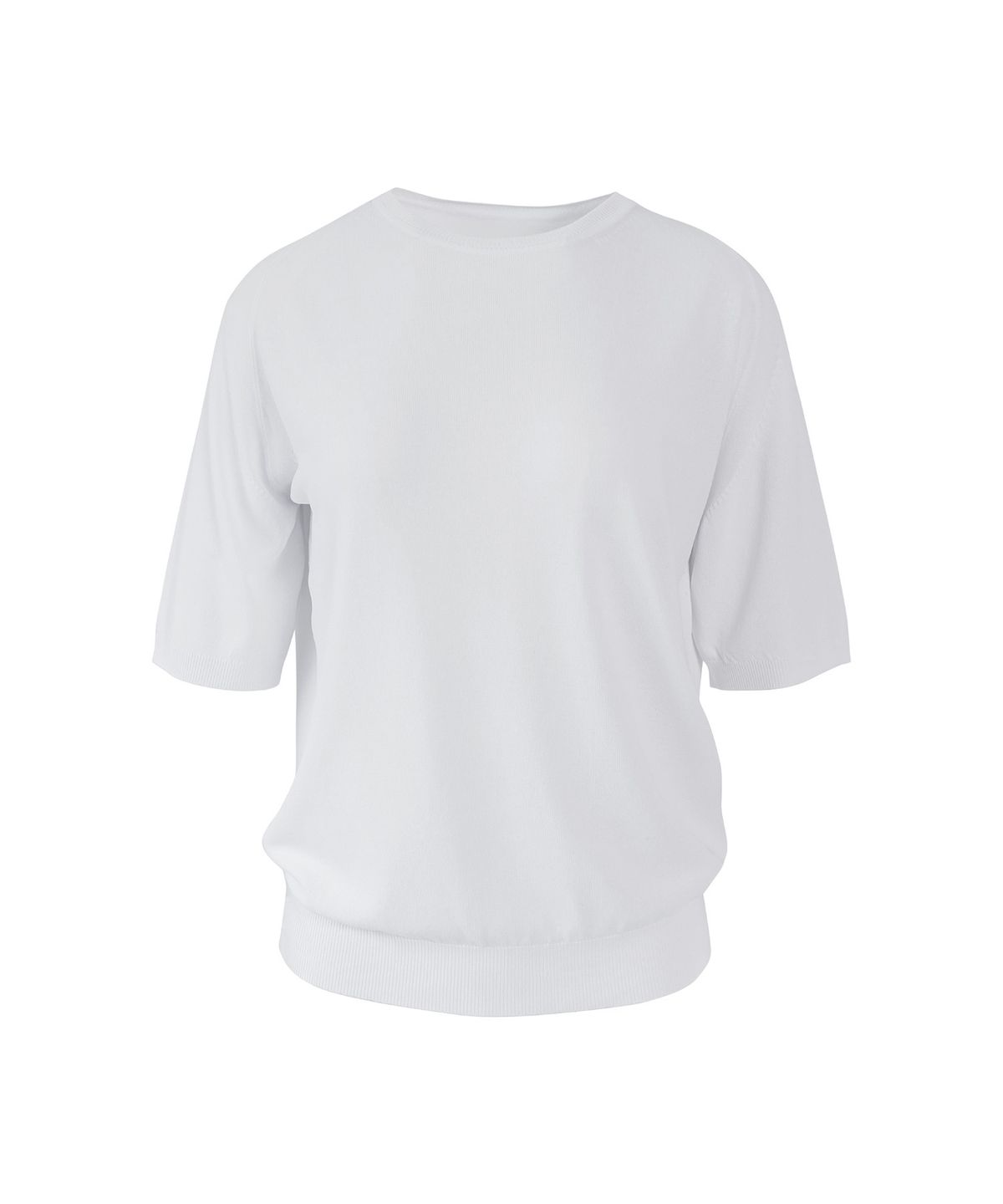 바스카라(VASCARA) Essential Round Neck Half Sleeve Knitwear (7colors)