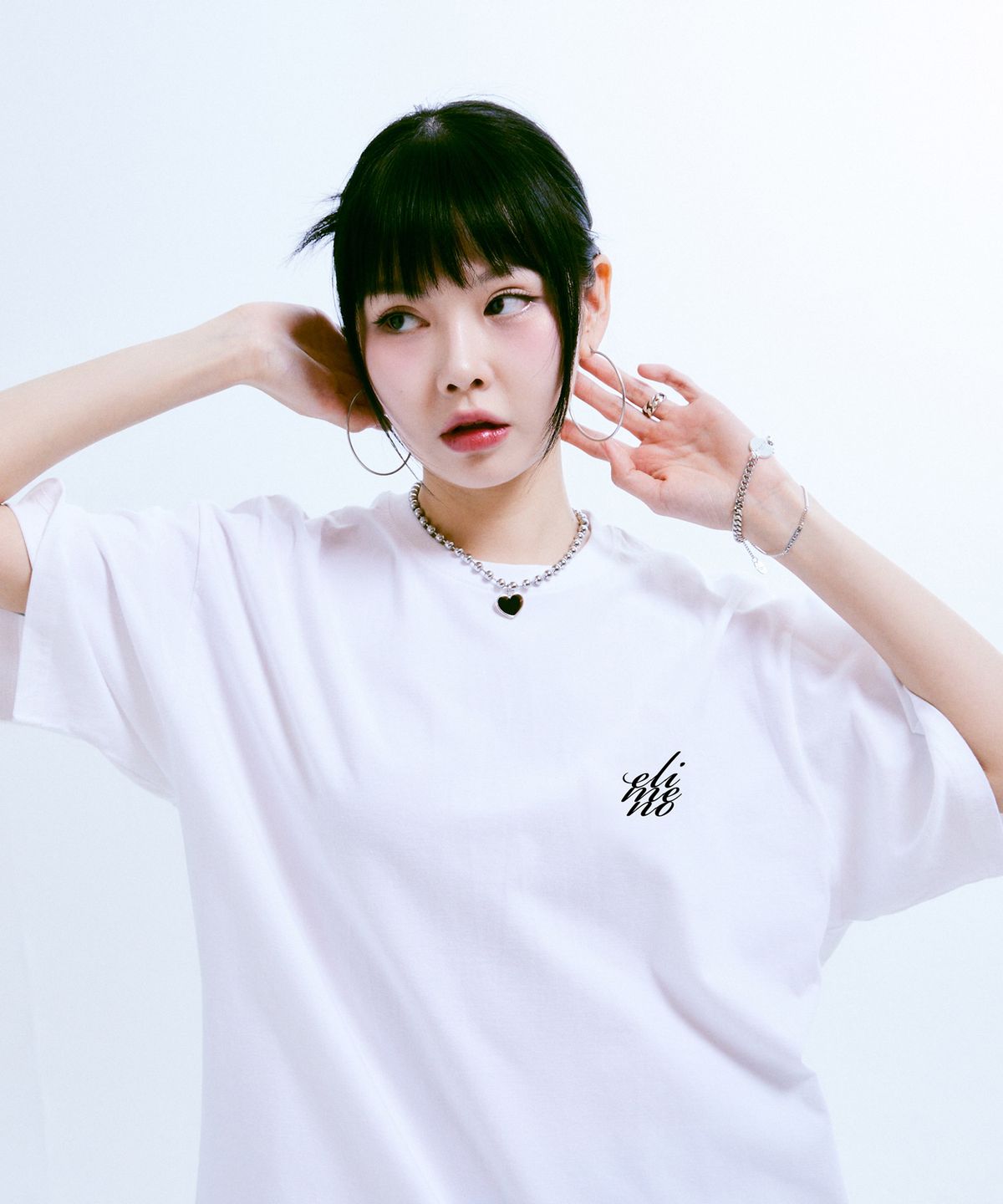 엘리메노(ELIMENO) [SET] EL 에센셜 210g 로고 반팔티 2종 세트