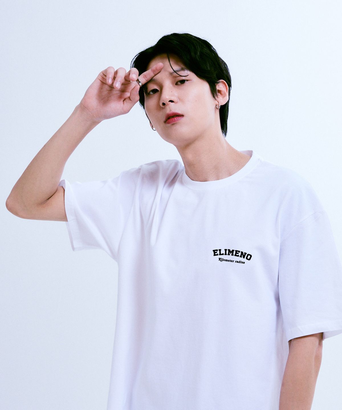 엘리메노(ELIMENO) [SET] EL 에센셜 210g 로고 반팔티 2종 세트