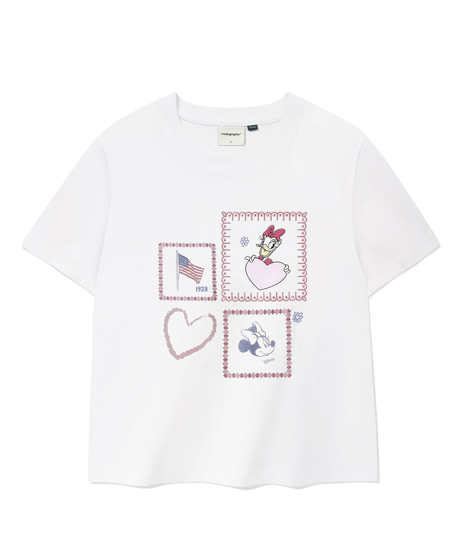 codegraphy☆Disney Frame Minni Short Sleeve Tシャツ MUSINSA | Codegraphy [Disney] Frame Minnie Mouse Friends