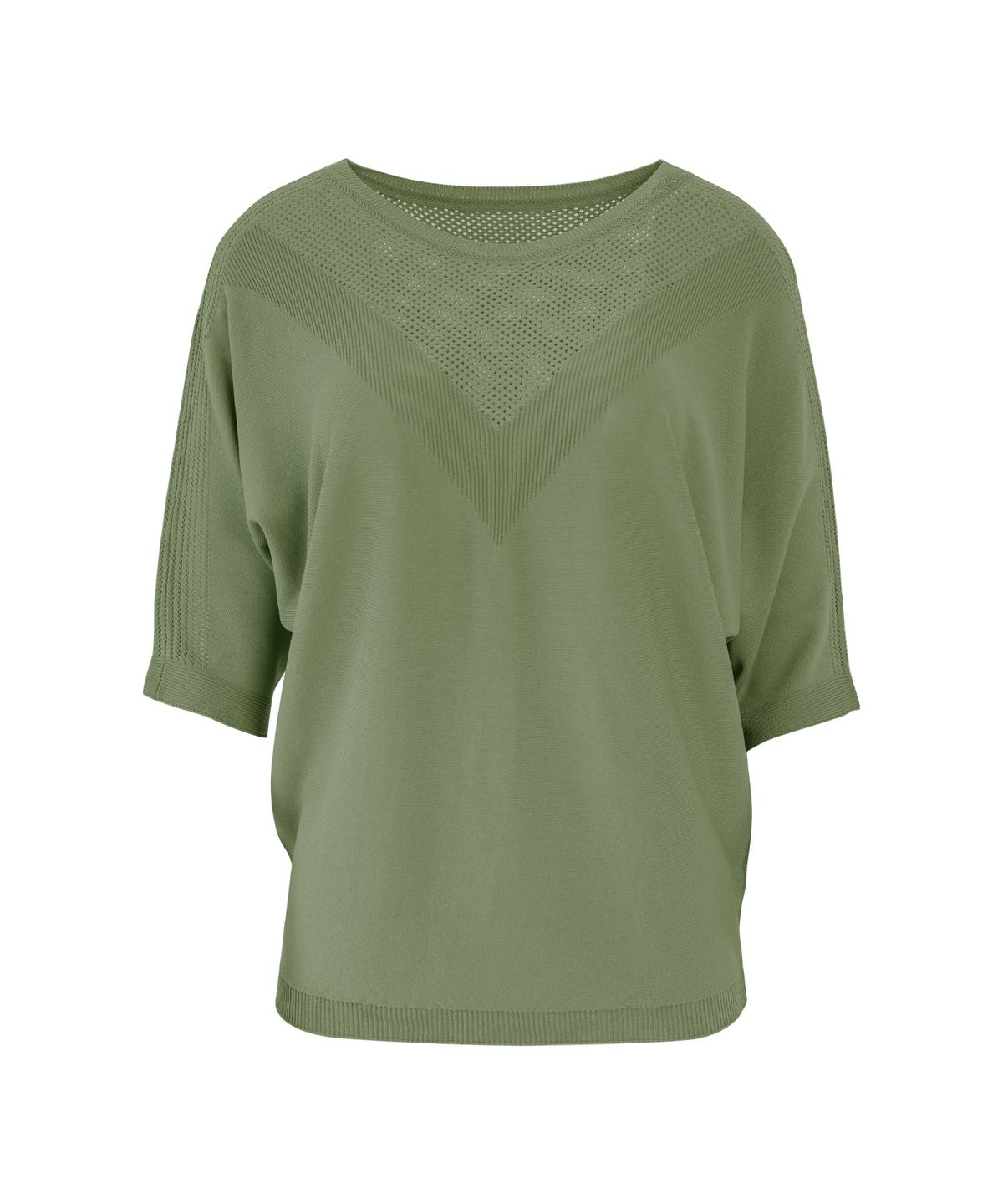 바스카라(VASCARA) V Punching Round Neck Half Sleeve Knitwear (5colors)