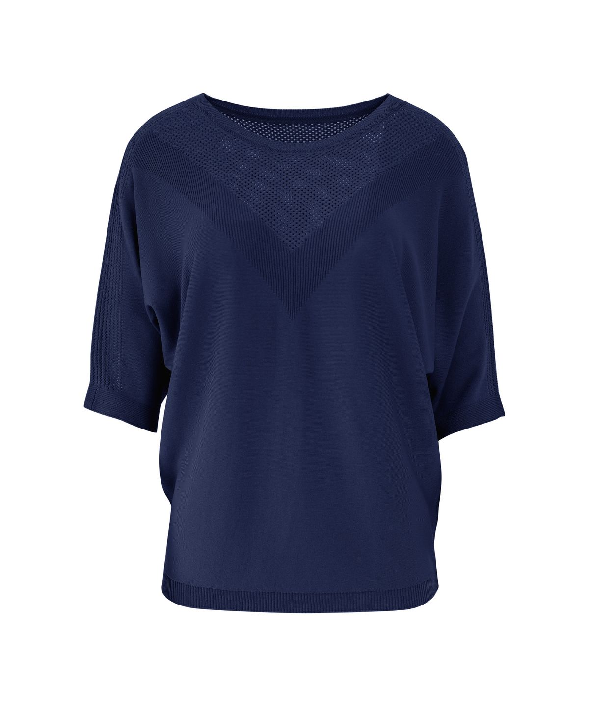 바스카라(VASCARA) V Punching Round Neck Half Sleeve Knitwear (5colors)