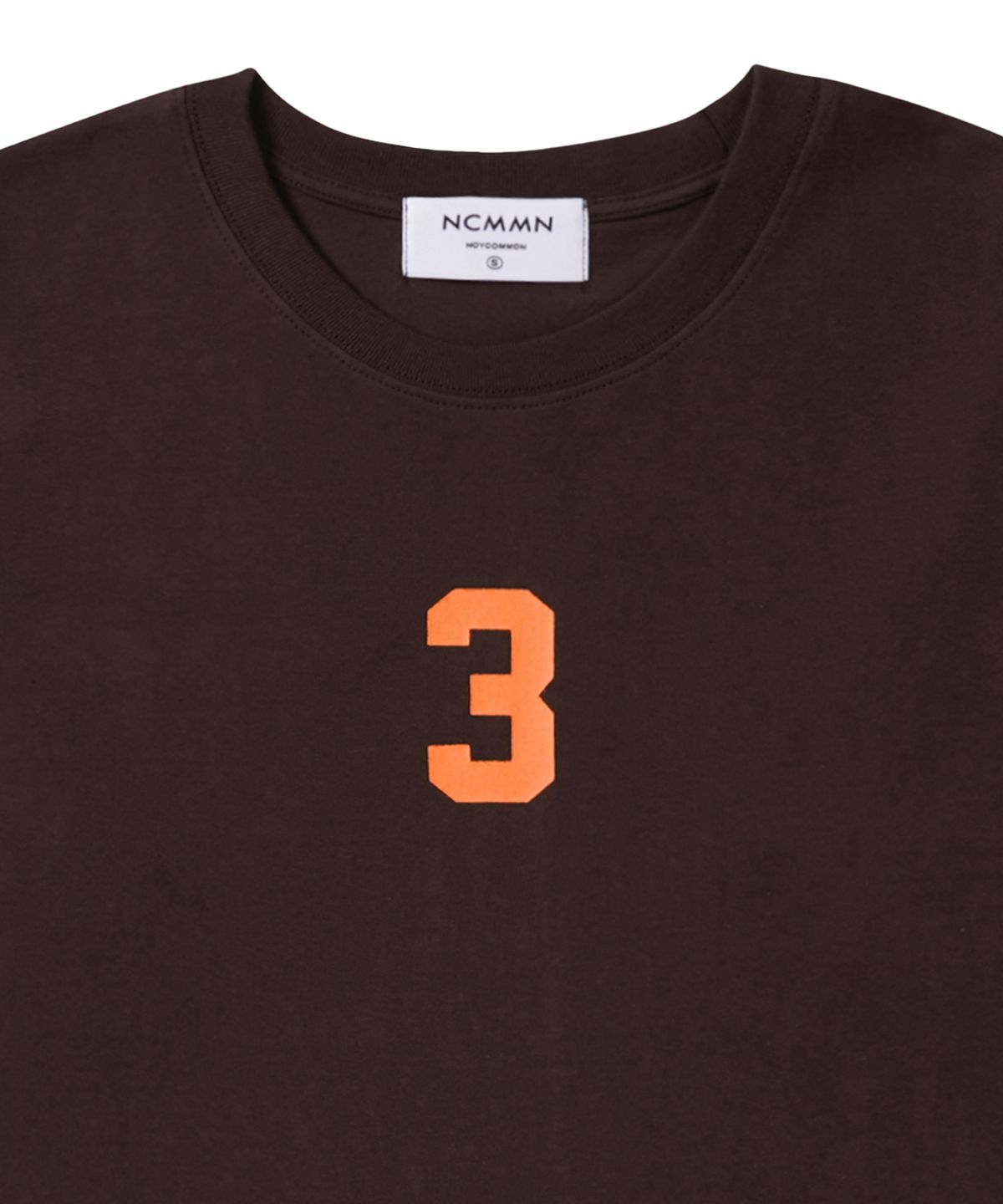 노이커먼(NOYCOMMON) NUMBERING TEE BR