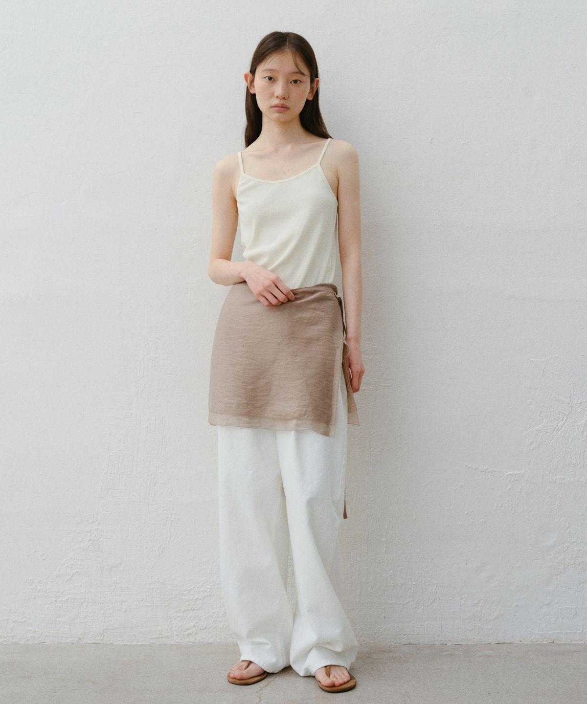 유라고(URAGO) Double layered wrap skirt