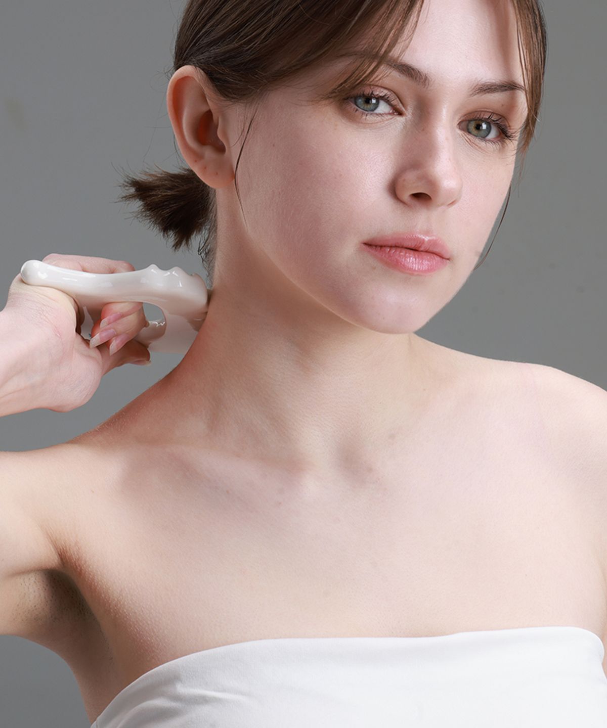 펄케어(PEARLCARE) 세라믹 얼굴 두피 바디 괄사 마사지기