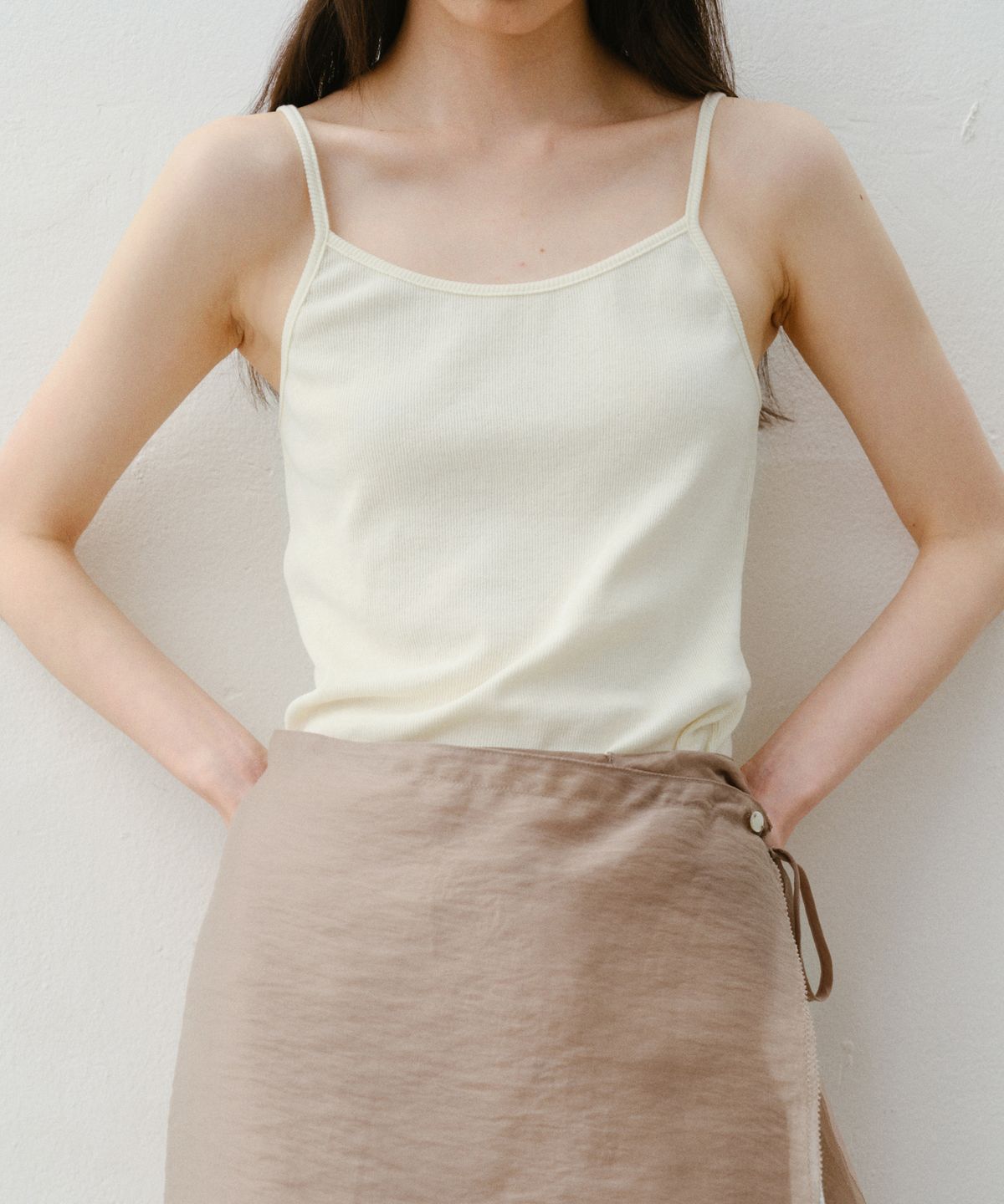 유라고(URAGO) Basic ribbed sleeveless
