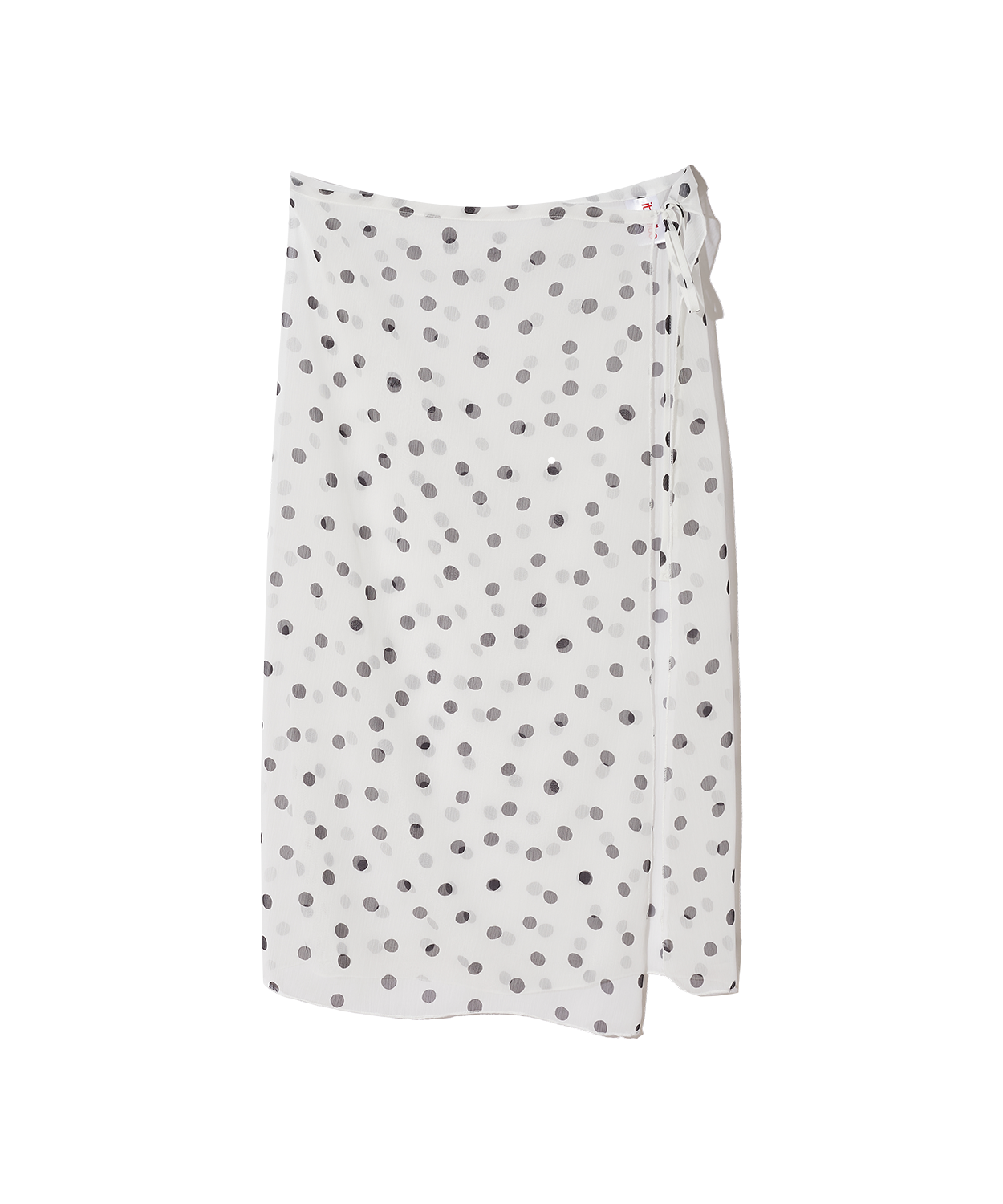 ★2025SS新作★ITZAVIBE★WHITE DOTTED LAYERED WRAP LONG SKIRT MUSINSA公式 | ITZAVIBE WHITE DOTTED LAYERED WRAP LONG SKIRT