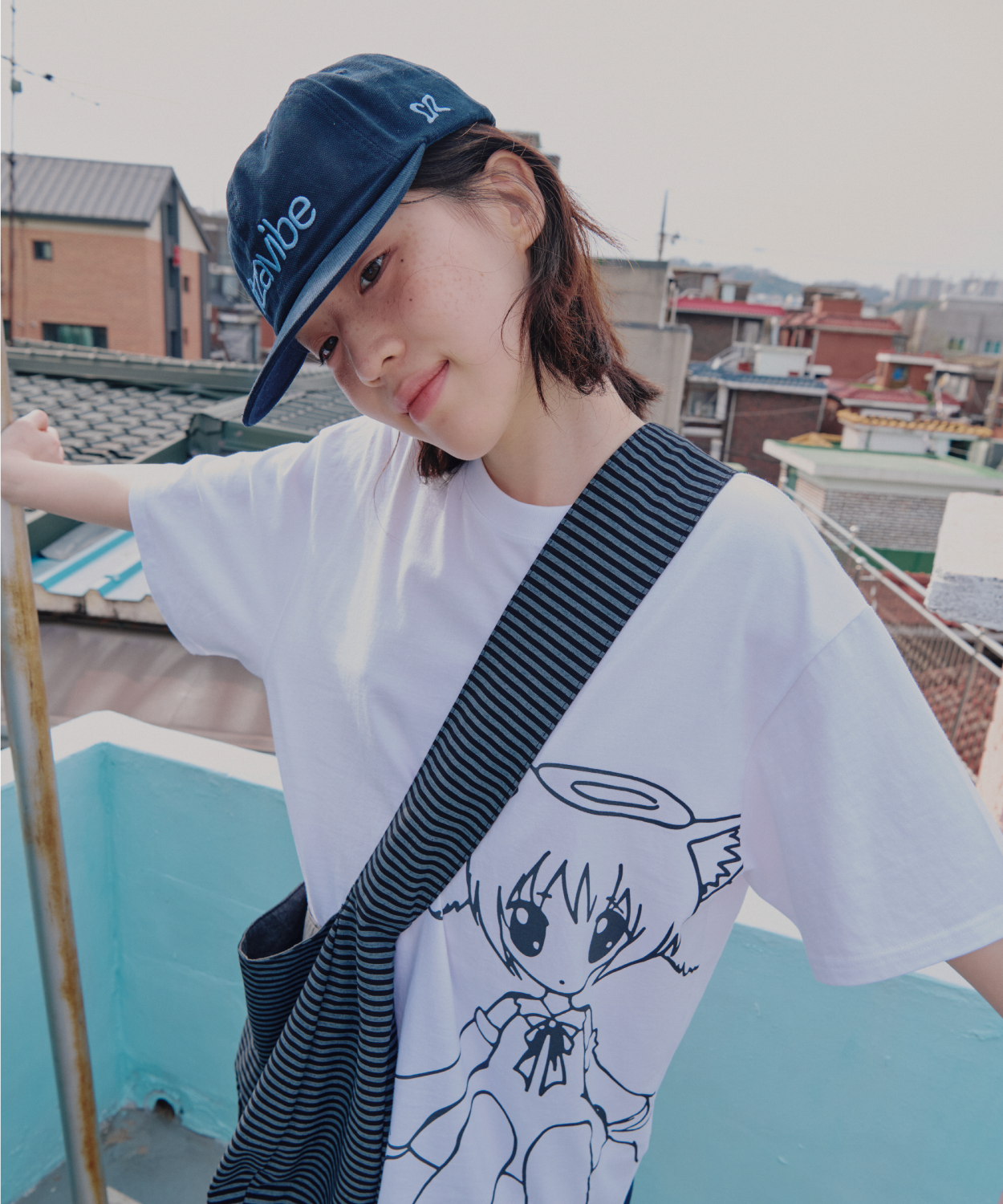 MUSINSA | ITZAVIBE SYMBOL LOGO CAP - NAVY