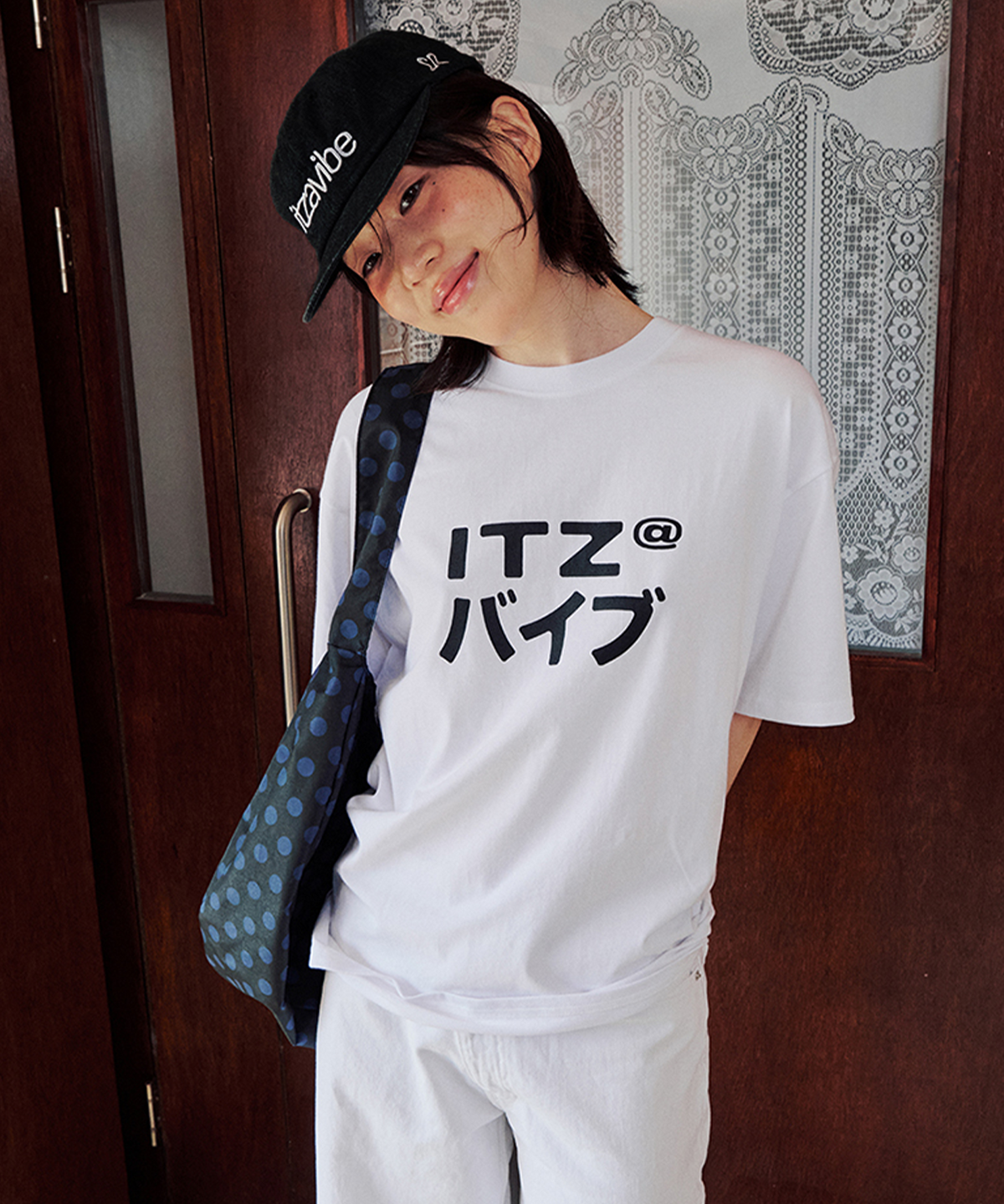 잇자바이브(ITZAVIBE) SYMBOL LOGO CAP - BLACK