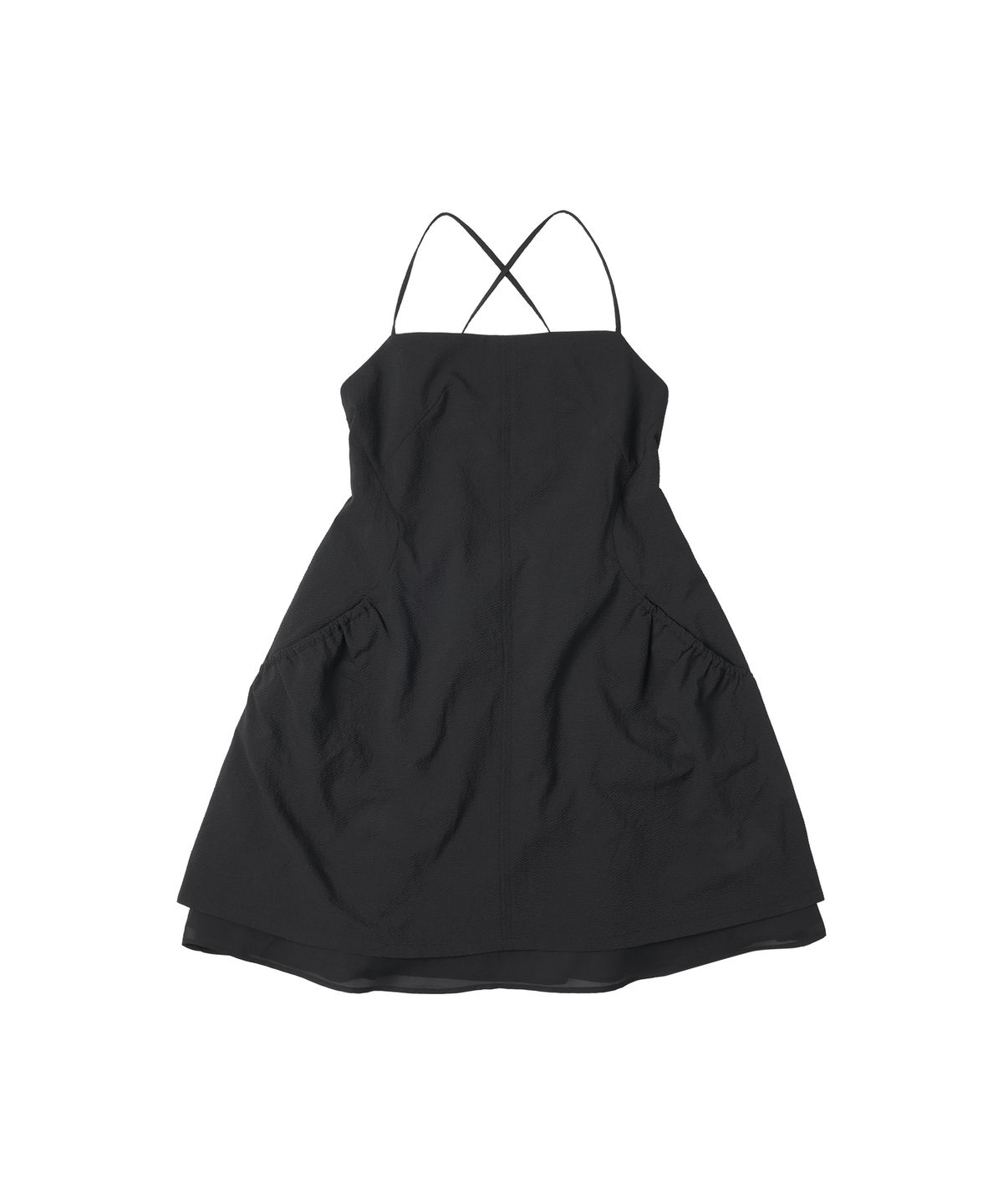 반원 아틀리에(VANONE ATELIER) A3536 셔링 포켓 미니 드레스