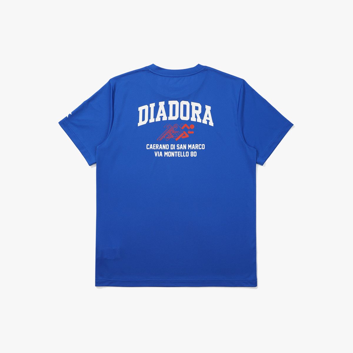 디아도라(diadora) 퍼포먼스 러닝 메쉬 반팔 티셔츠 BLUE