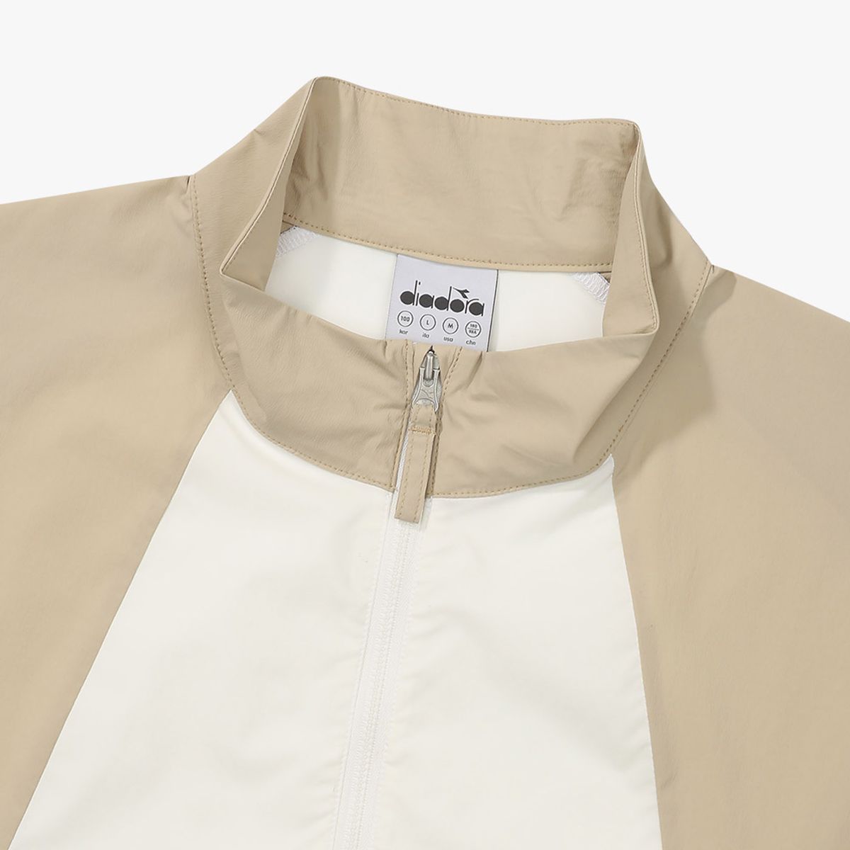 디아도라(diadora) 아쿠아듄 스트레치 우븐 반팔 아노락 BEIGE