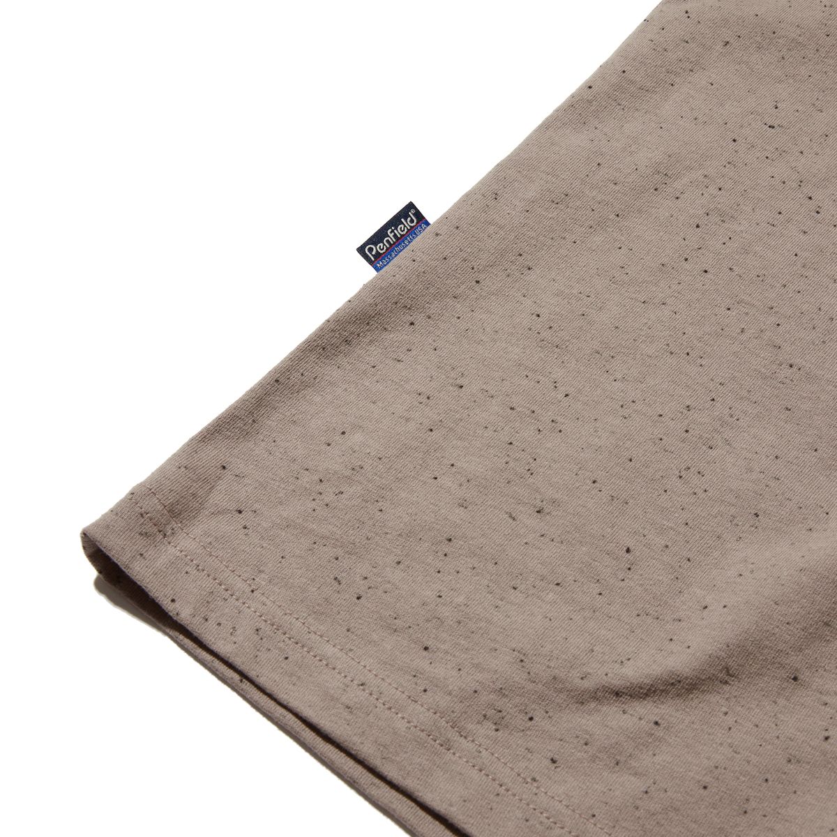 펜필드(PENFIELD) 네티컬 자수 네프사 반팔티 브라운_FR2KT39U