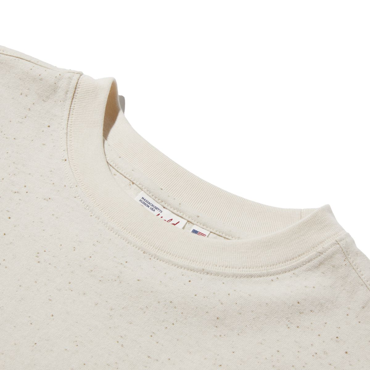 펜필드(PENFIELD) 네티컬 자수 네프사 반팔티 아이보리_FR2KT38U