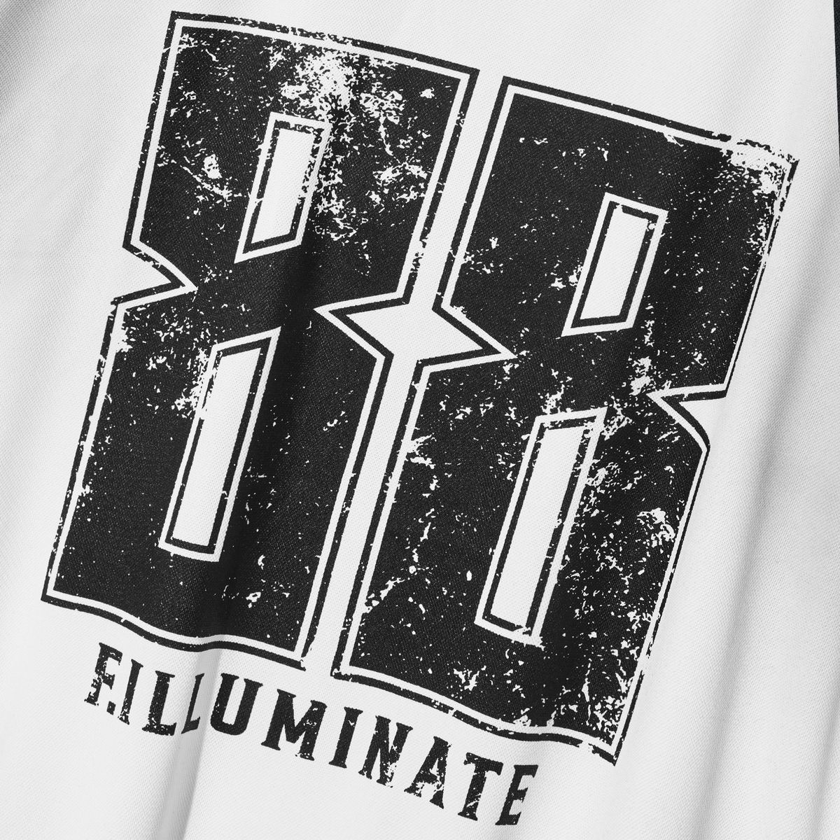 필루미네이트(FILLUMINATE) 88 스프레이 저지 티셔츠-화이트