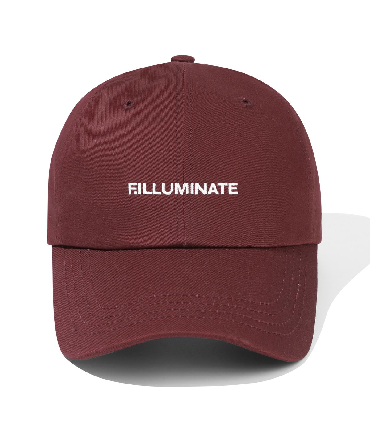 필루미네이트(FILLUMINATE) 어센틱 로고 볼 캡-와인