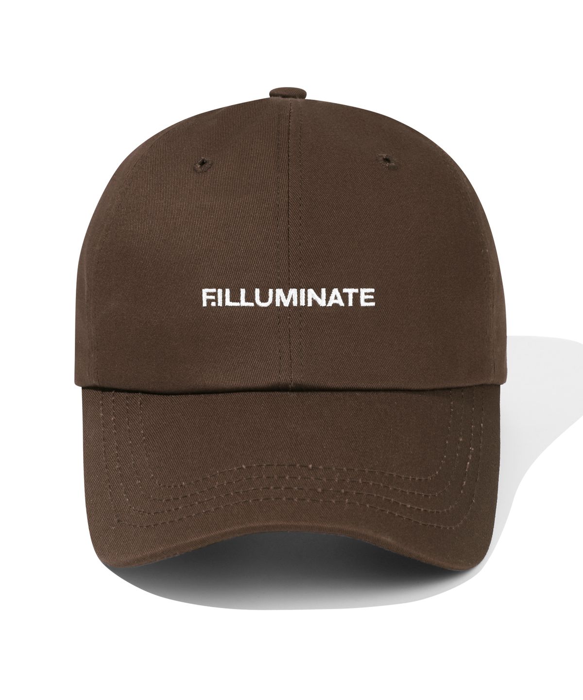 필루미네이트(FILLUMINATE) 어센틱 로고 볼 캡-브라운