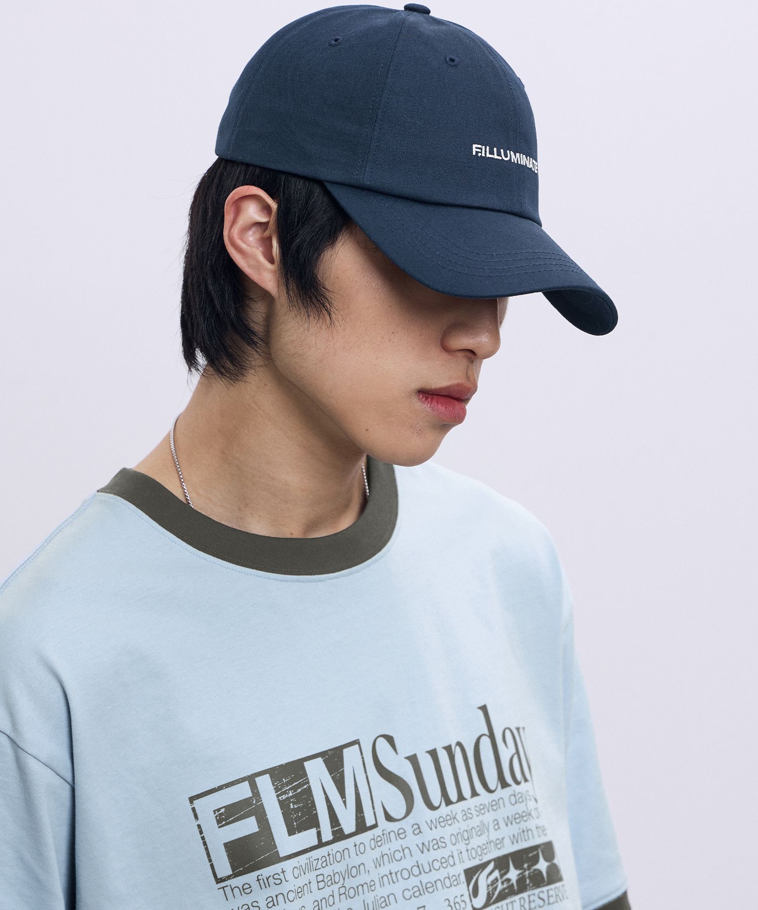 韓国 人気[FILLUMINATE] AUTHENTIC LOGO BALL CAP ロゴ キャップ MUSINSA公式 | FILLUMINATE Authentic Logo Ball Cap-Navy