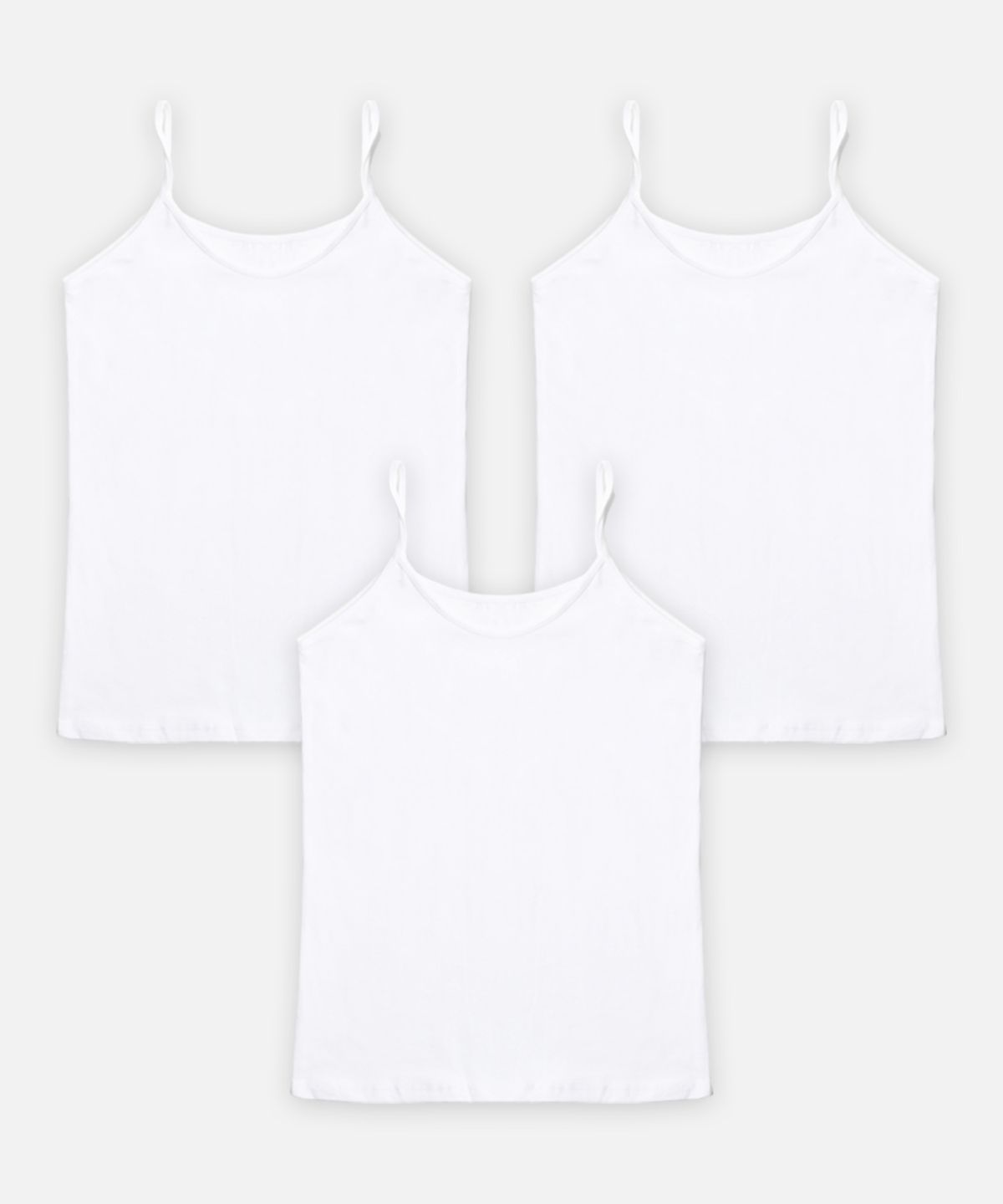 리디(REDE) [3PACK]베이직 폴리코튼 무지 스트링 여성 슬리브리스