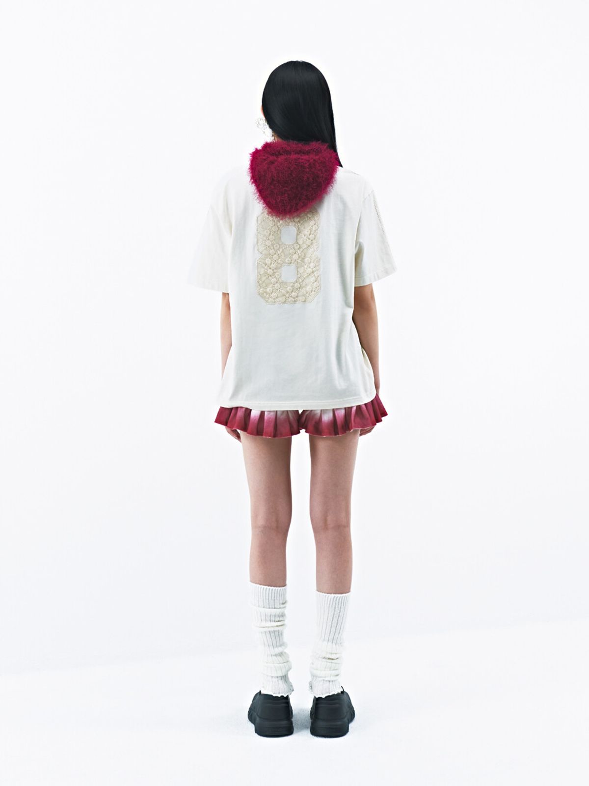 퓨레(PUREE) Tanned legs tee Ivory