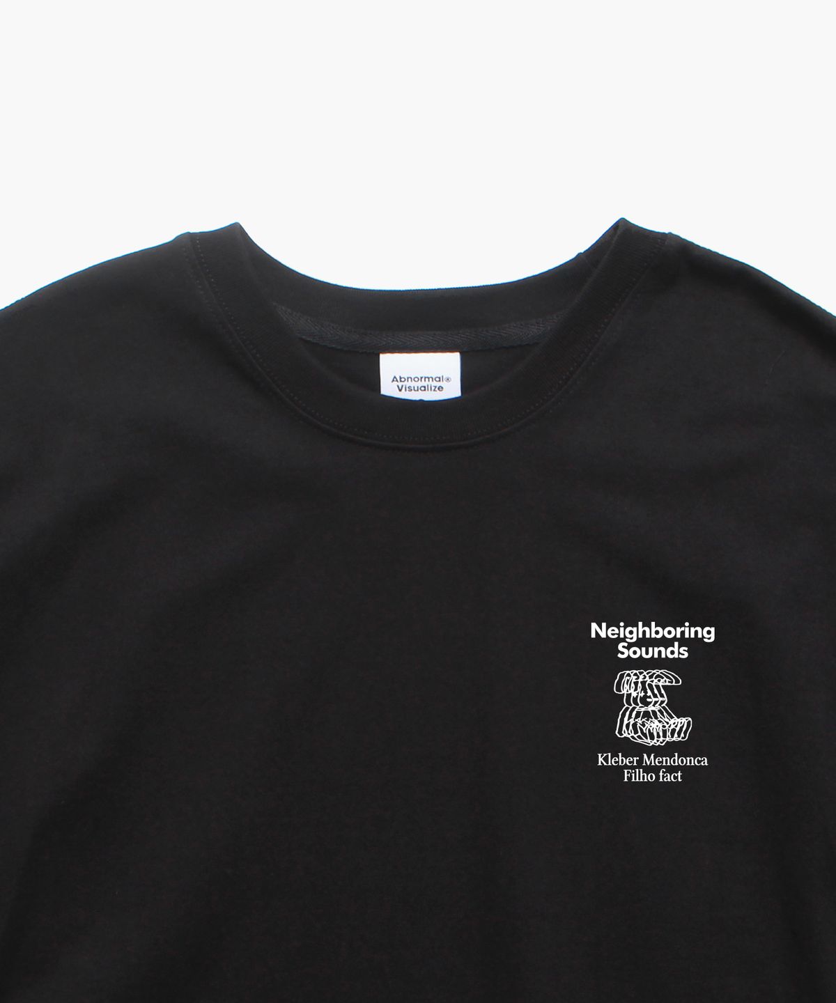 앱놀머씽(ABNORMALTHING) 사운즈 오버핏 티셔츠 블랙 (SOUNDS T-SHIRT BLACK)