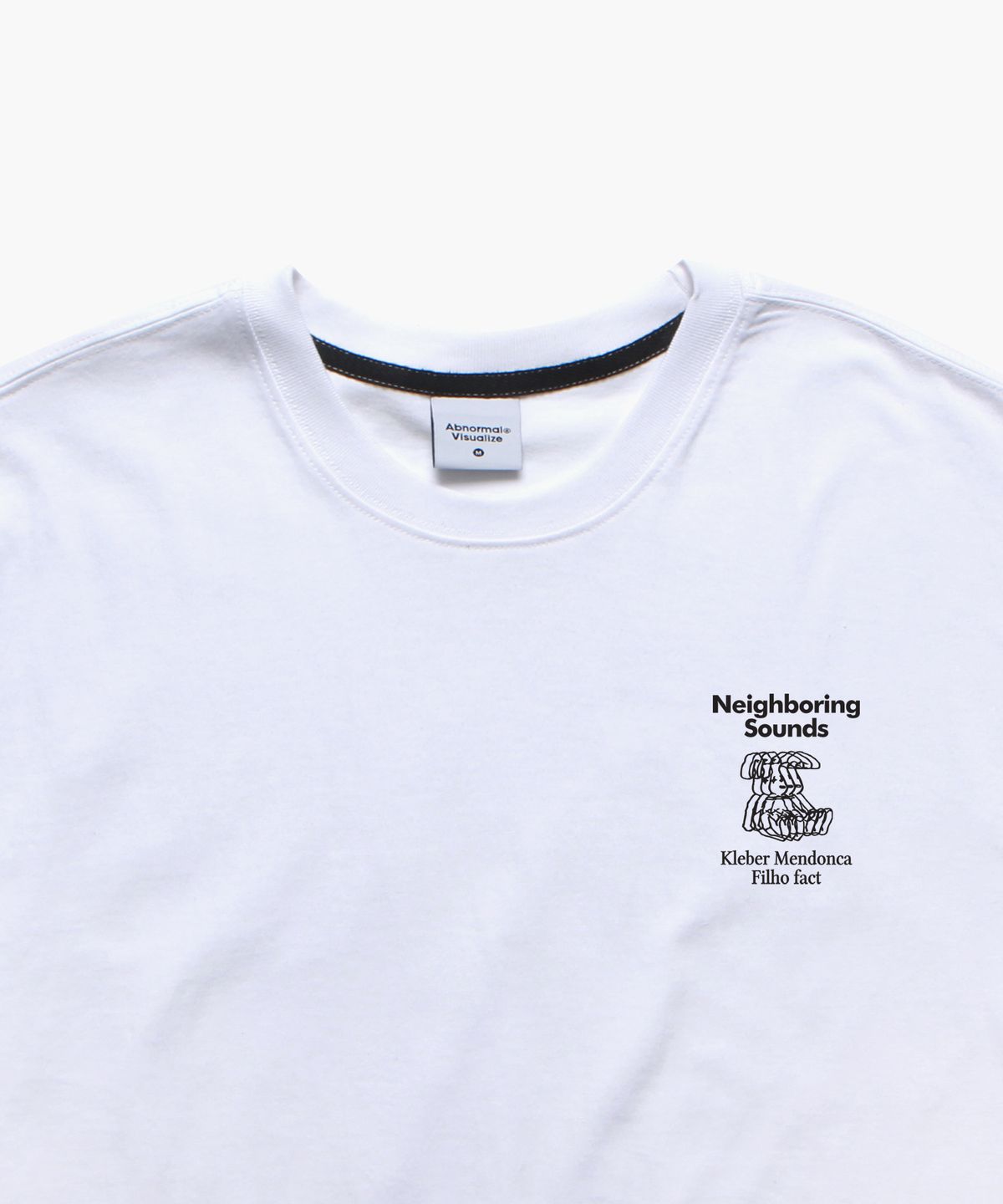 앱놀머씽(ABNORMALTHING) 사운즈 오버핏 티셔츠 화이트 (SOUNDS T-SHIRT WHITE)