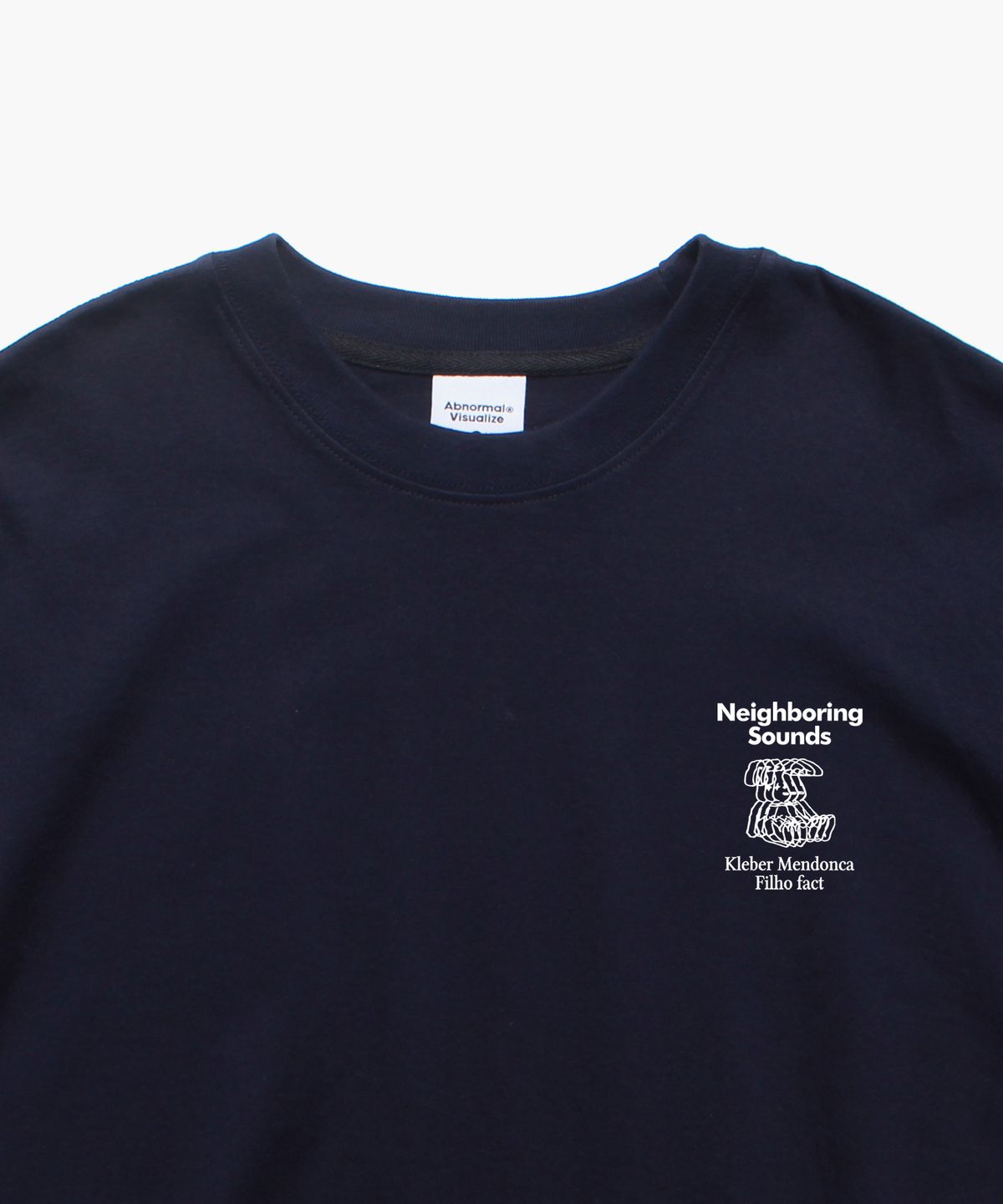 앱놀머씽(ABNORMALTHING) 사운즈 오버핏 티셔츠 네이비 (SOUNDS T-SHIRT NAVY)